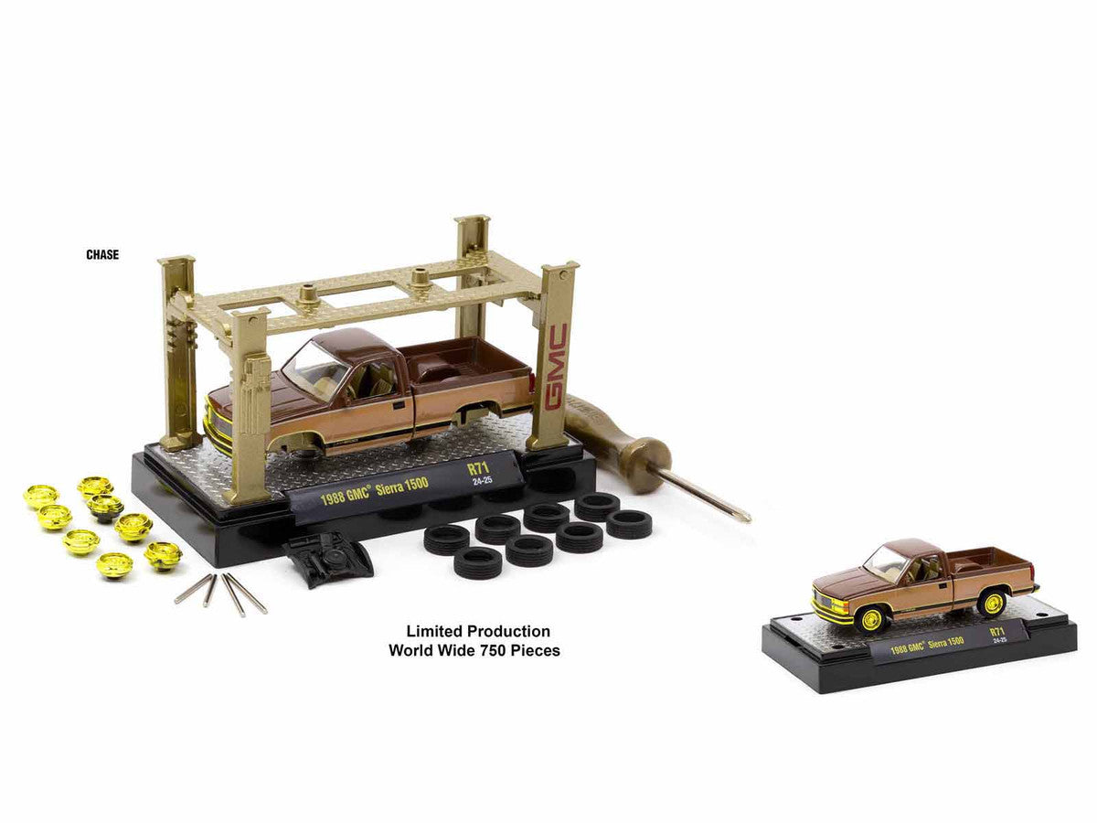 Model Kit 3 piece Car Set Release 71 Limited Edition to 9000 pieces Worldwide 1/64 Diecast Model Cars by M2 Machines-0